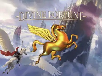 Slots logo of Divine Fortune from NetEnt at Shelbyspin