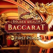 Golden Wealth Baccarat slot visual from Evolution available on shelbyspin-casino.org